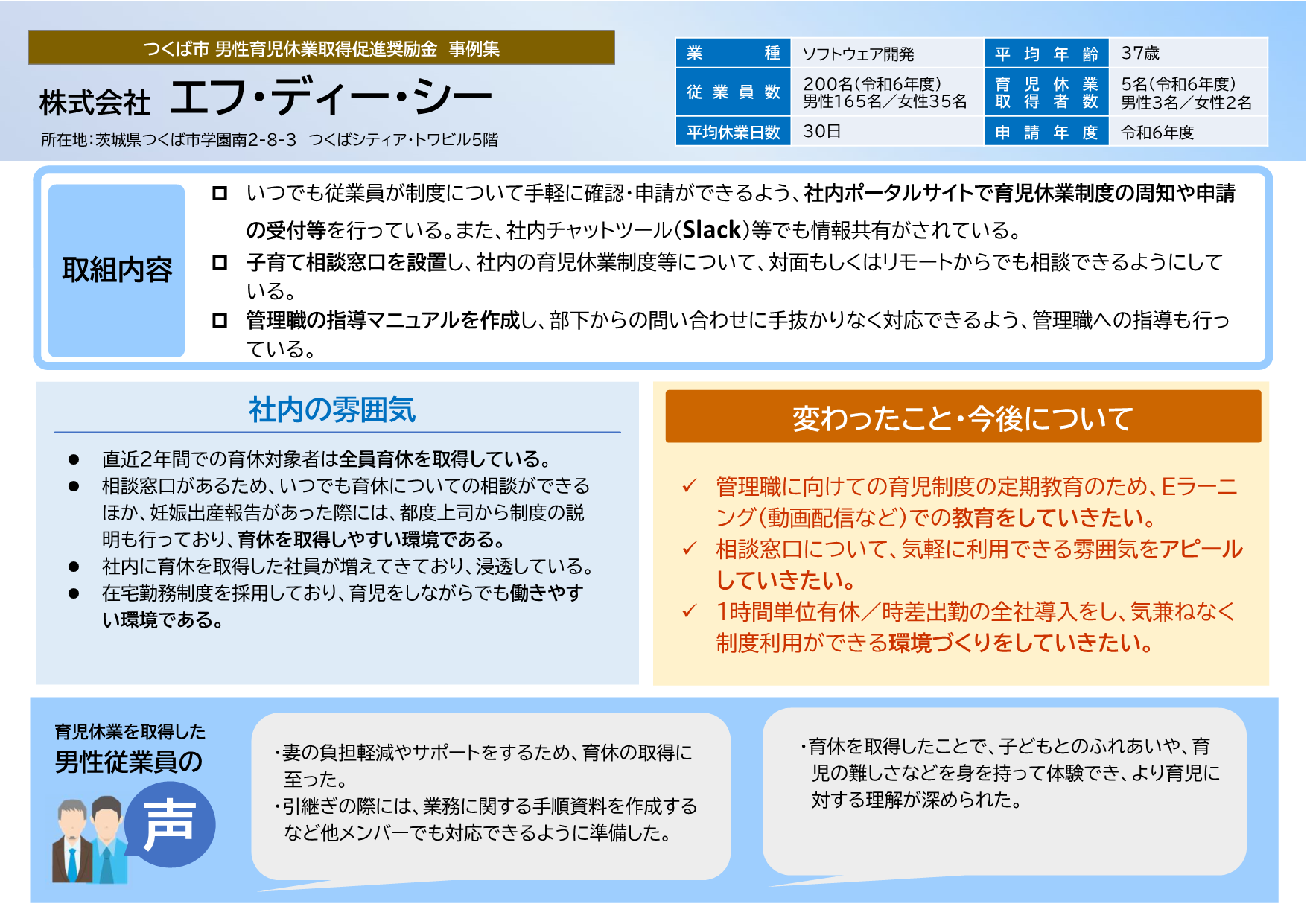 株式会社エフ・ディー・シー取組事例