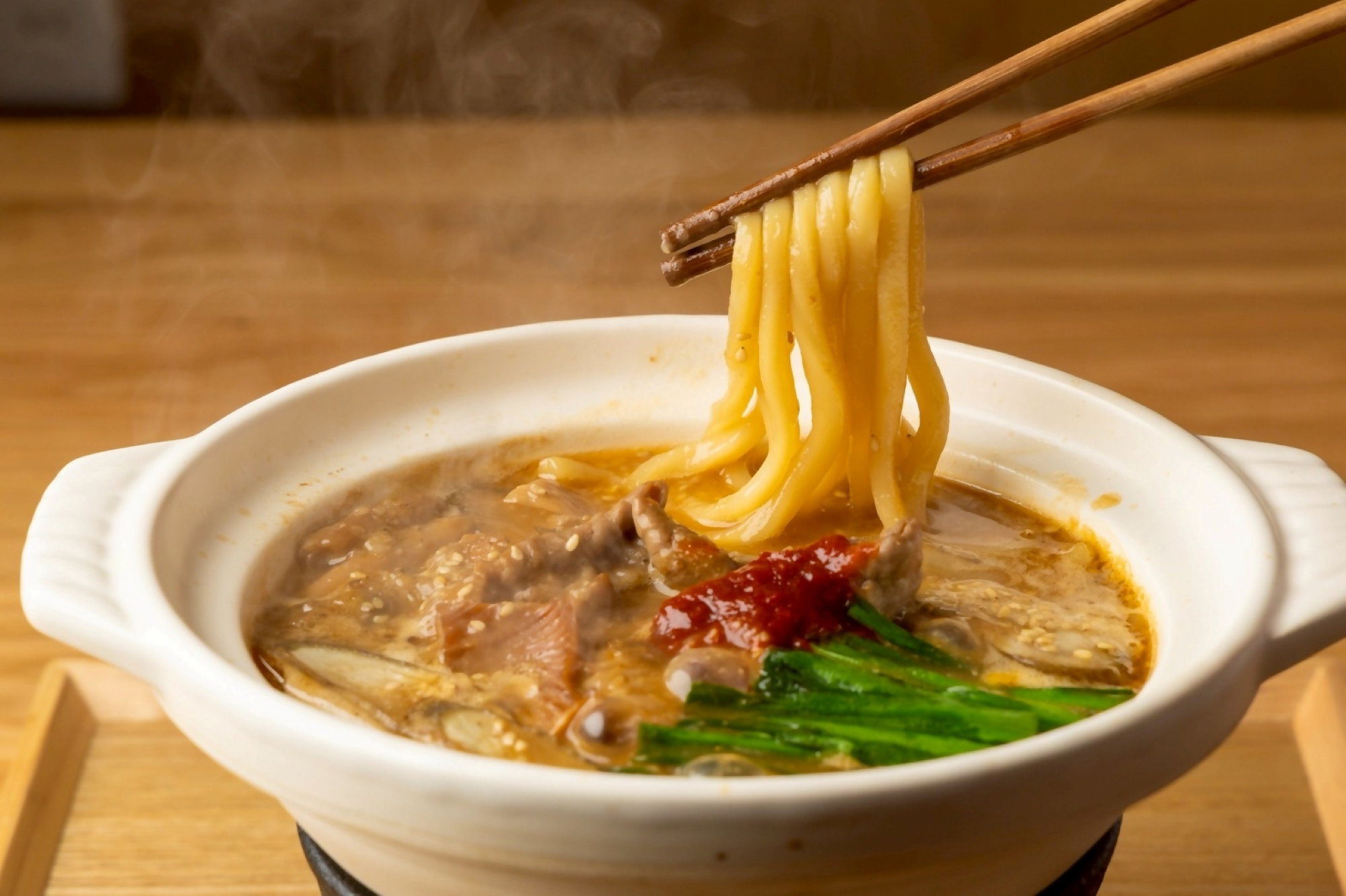 もつ煮込みうどん