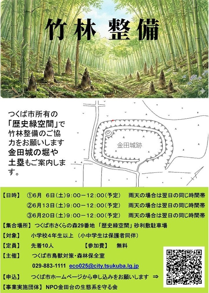 金田台歴史緑空間竹林イベント