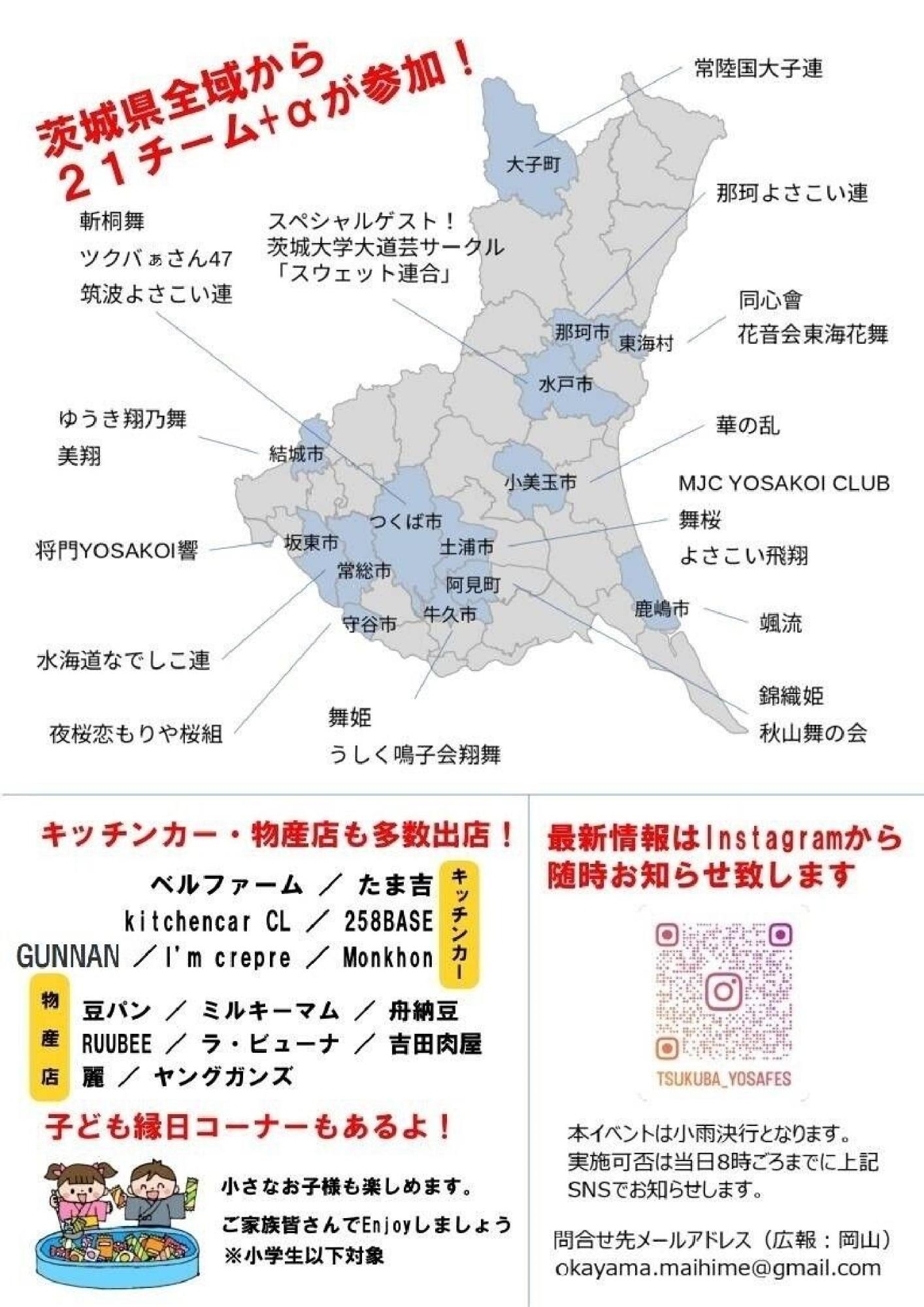 よさこい祭りチラシ裏