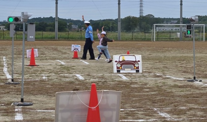 室外歩行実技(校庭等)
