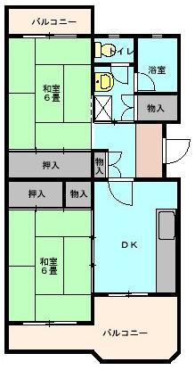 金田住宅1984年（昭和59年）建設の間取り図
