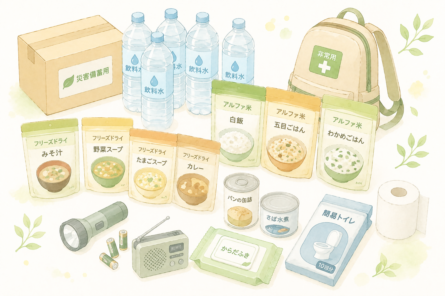 災害備蓄用品