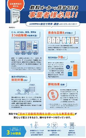 自動販売機設置サービス合同会社の事業紹介