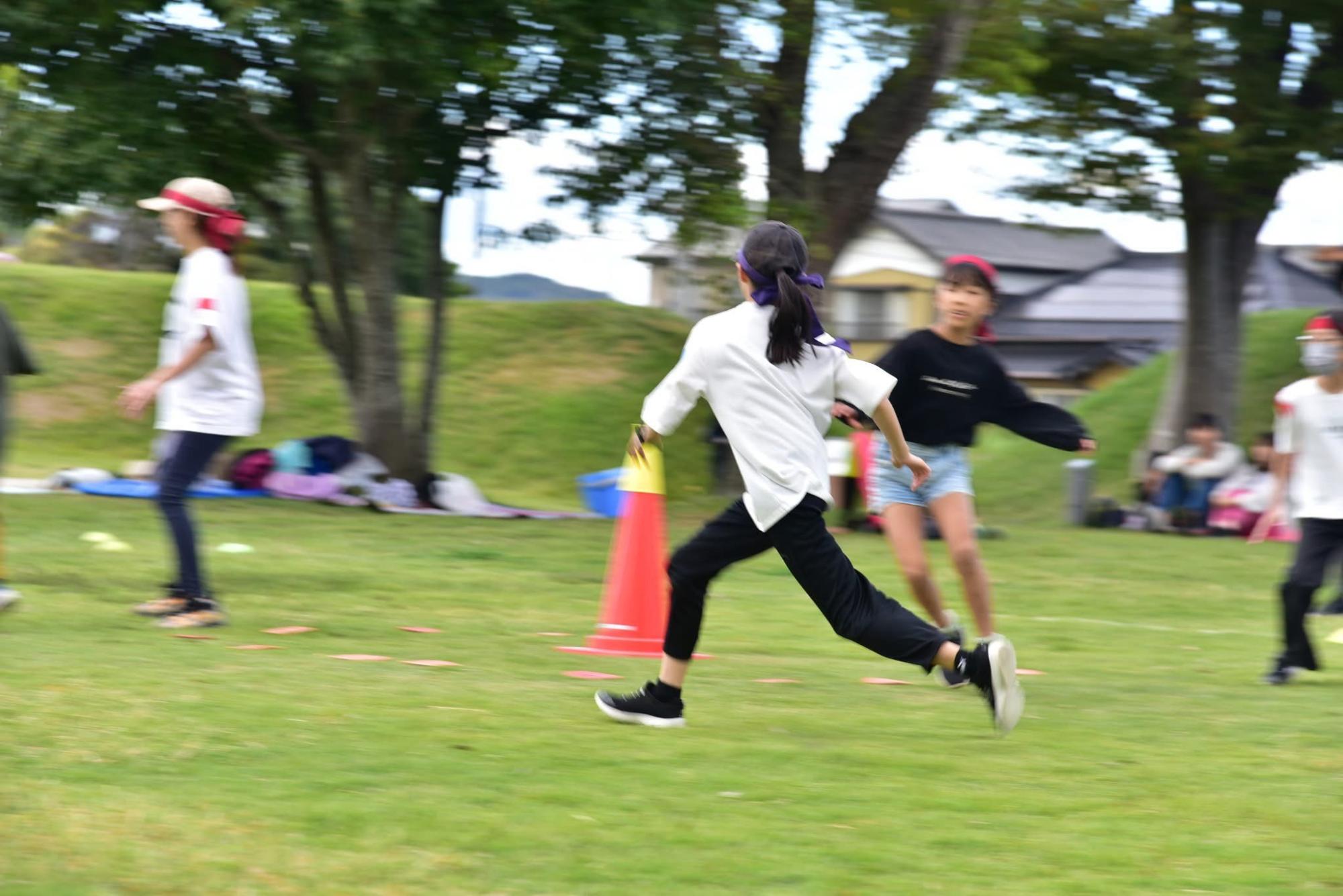 小田城秋の陣スポーツ鬼ごっこ写真
