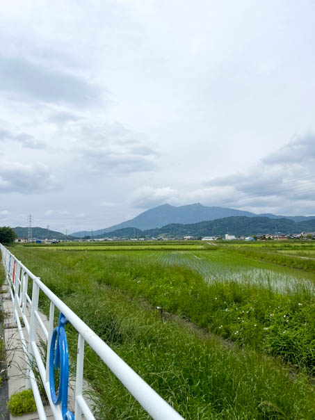つくば霞ヶ浦りんりんロードから望む筑波山