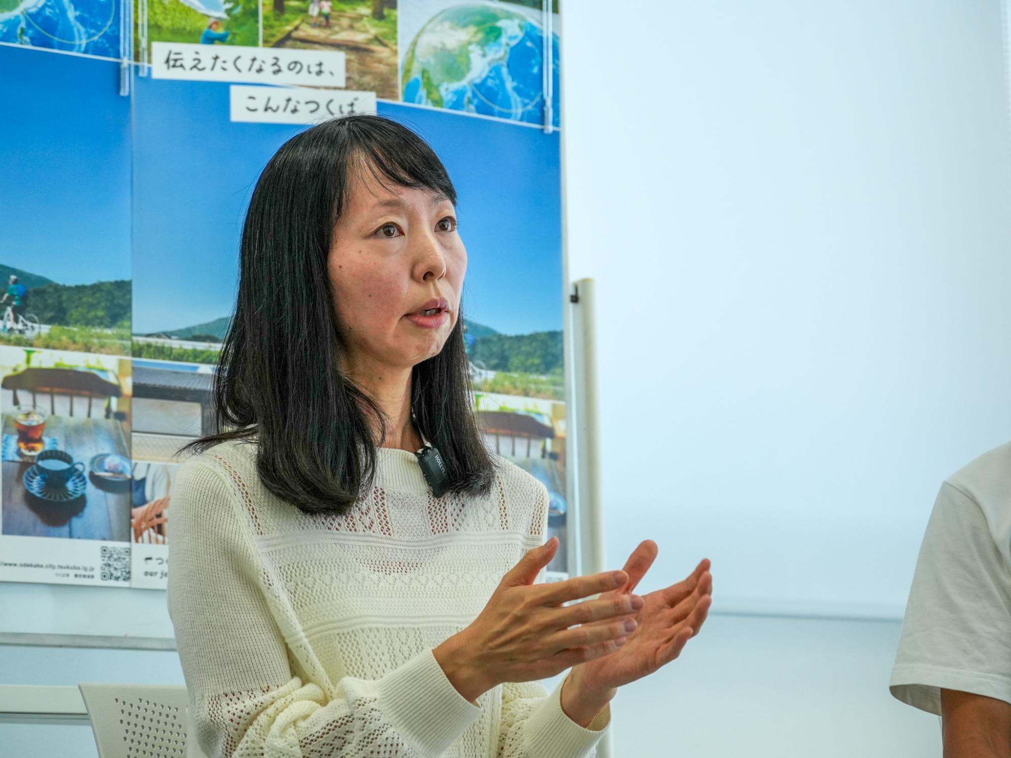 この先の未来について話す菊池さん