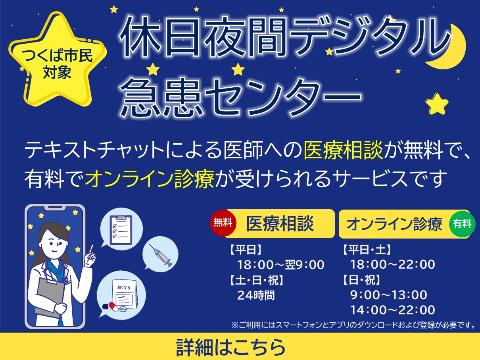 休日夜間デジタル急患センターについて