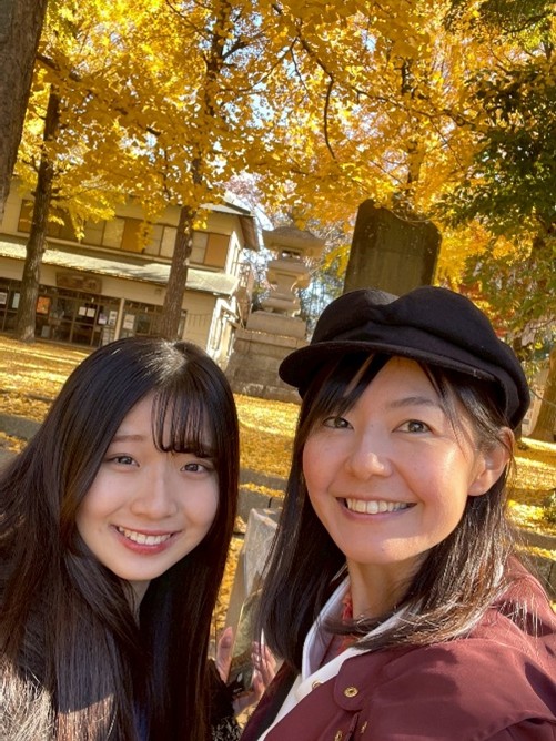 境内で記念写真