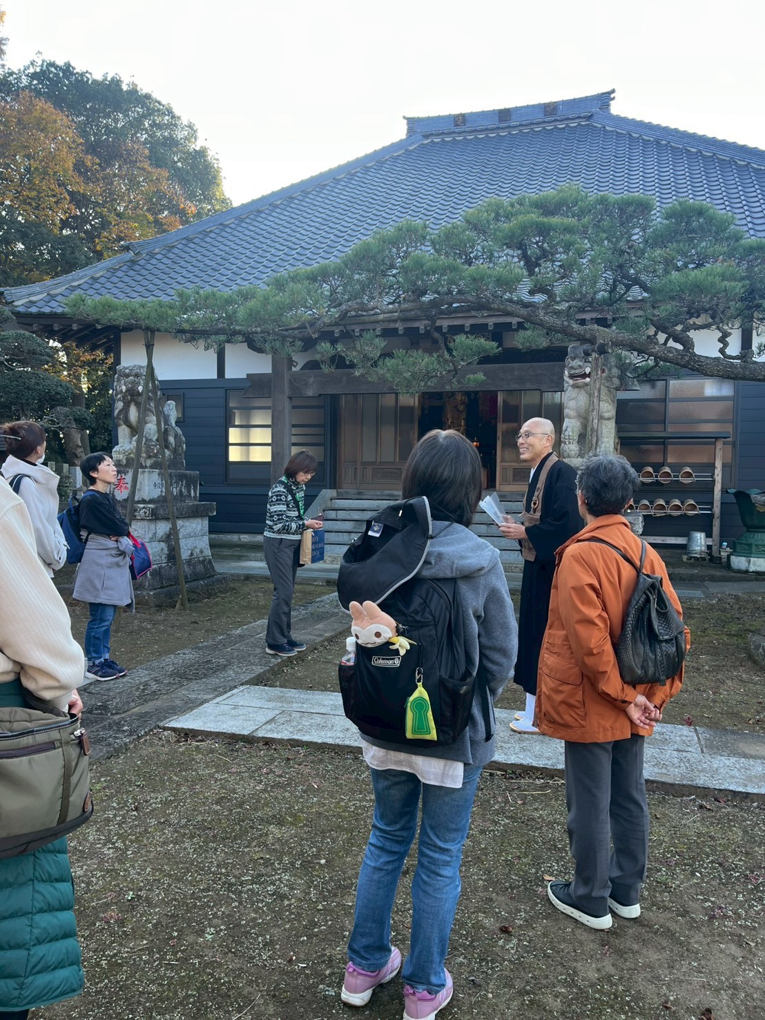 随翁院の方が説明している様子