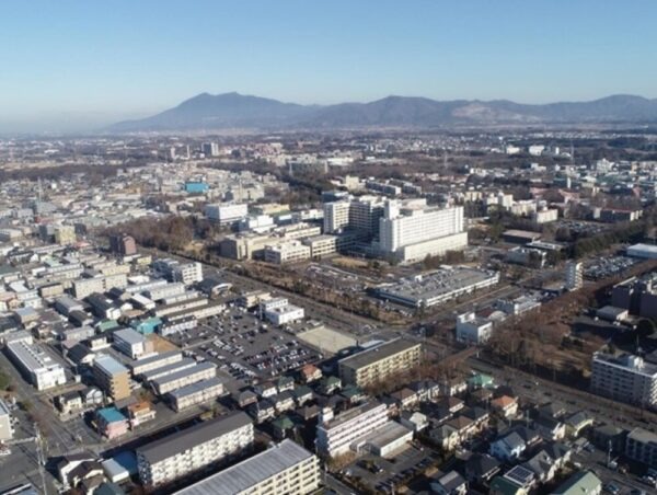 つくば市の航空写真