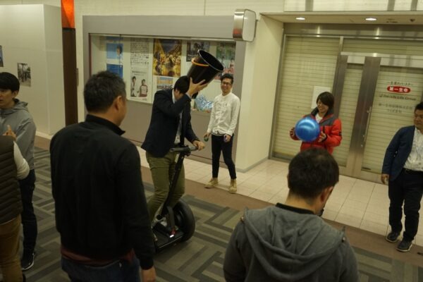 セグウェイが走っている様子