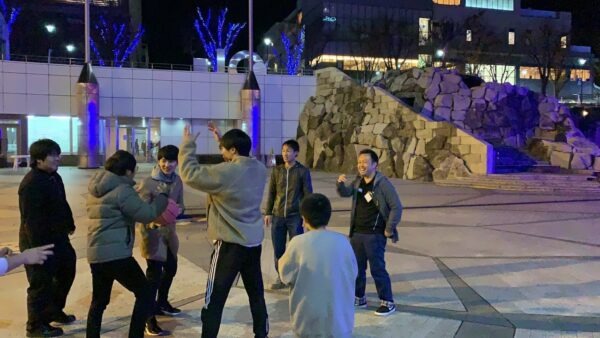 ベビーバスケを楽しんでいる様子