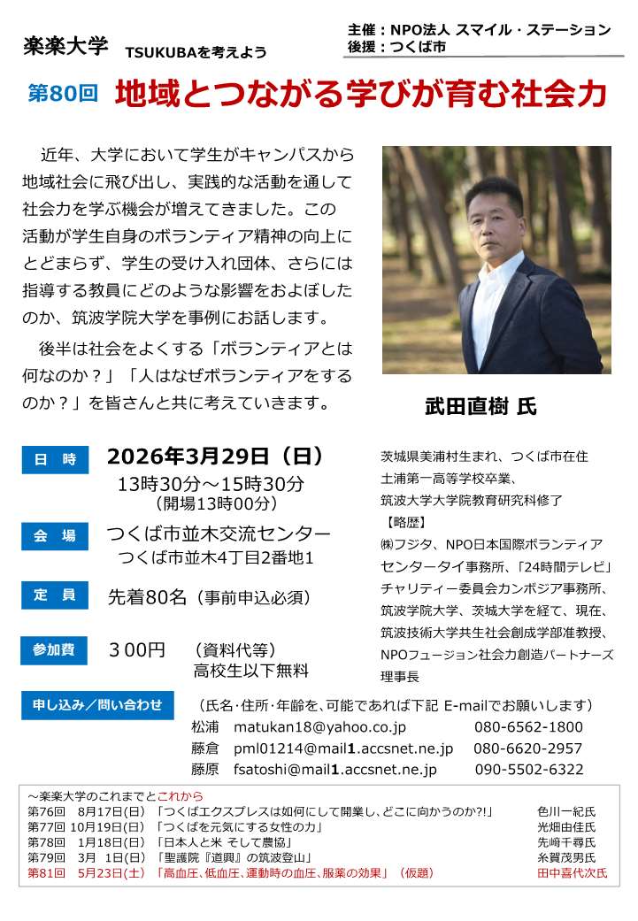 楽楽大学第80回