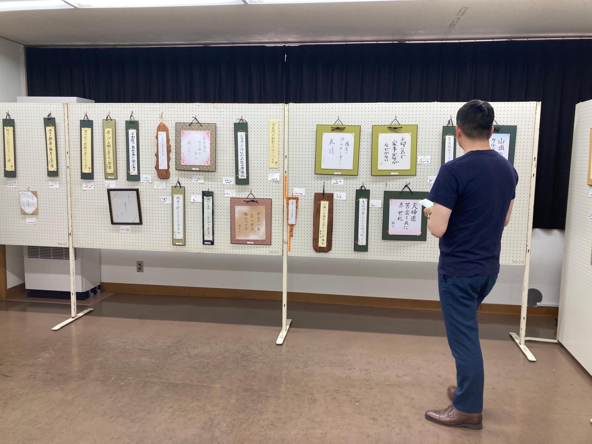 展示の様子