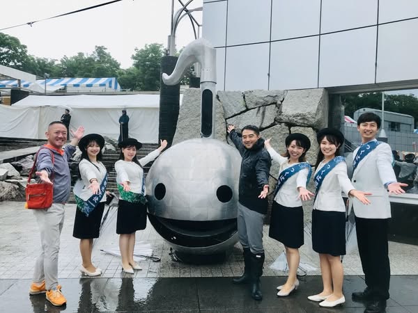 つくば観光大使、神谷議員との記念写真