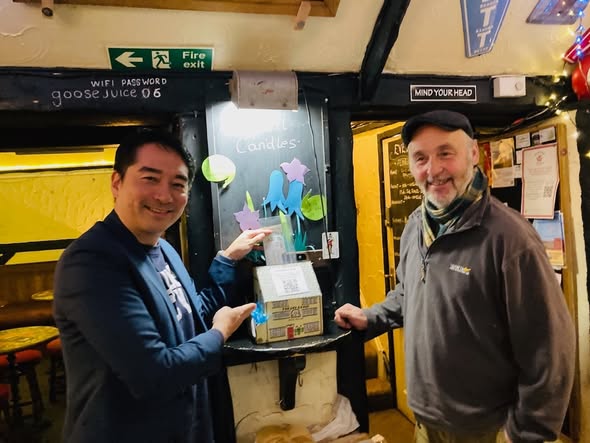 パブ「Fox and Goose」