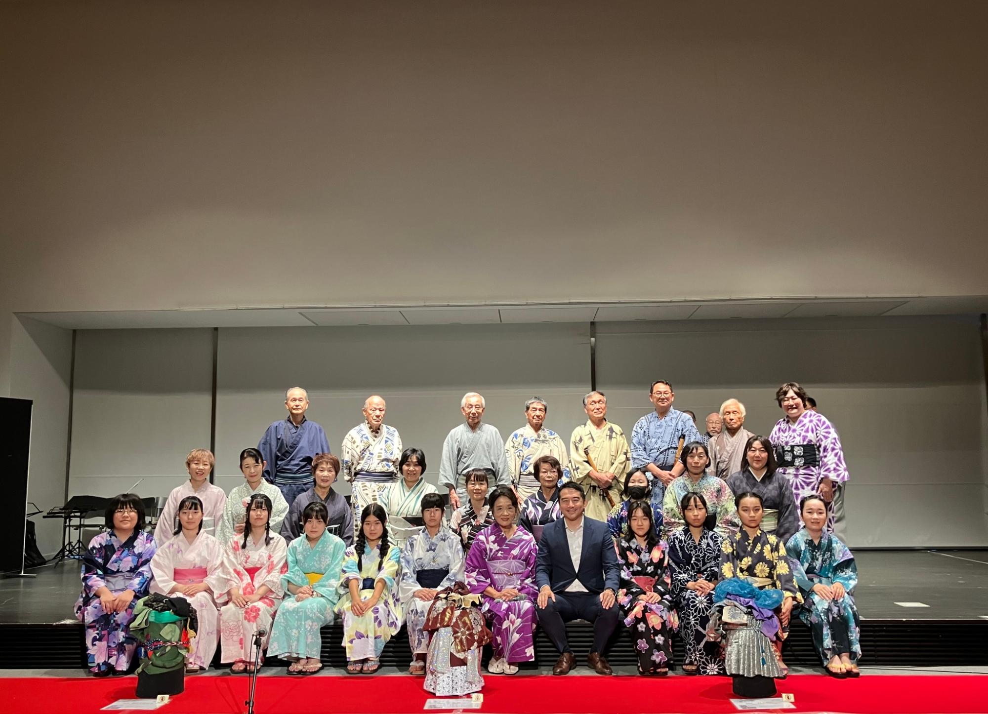 七夕コンサートの集合写真