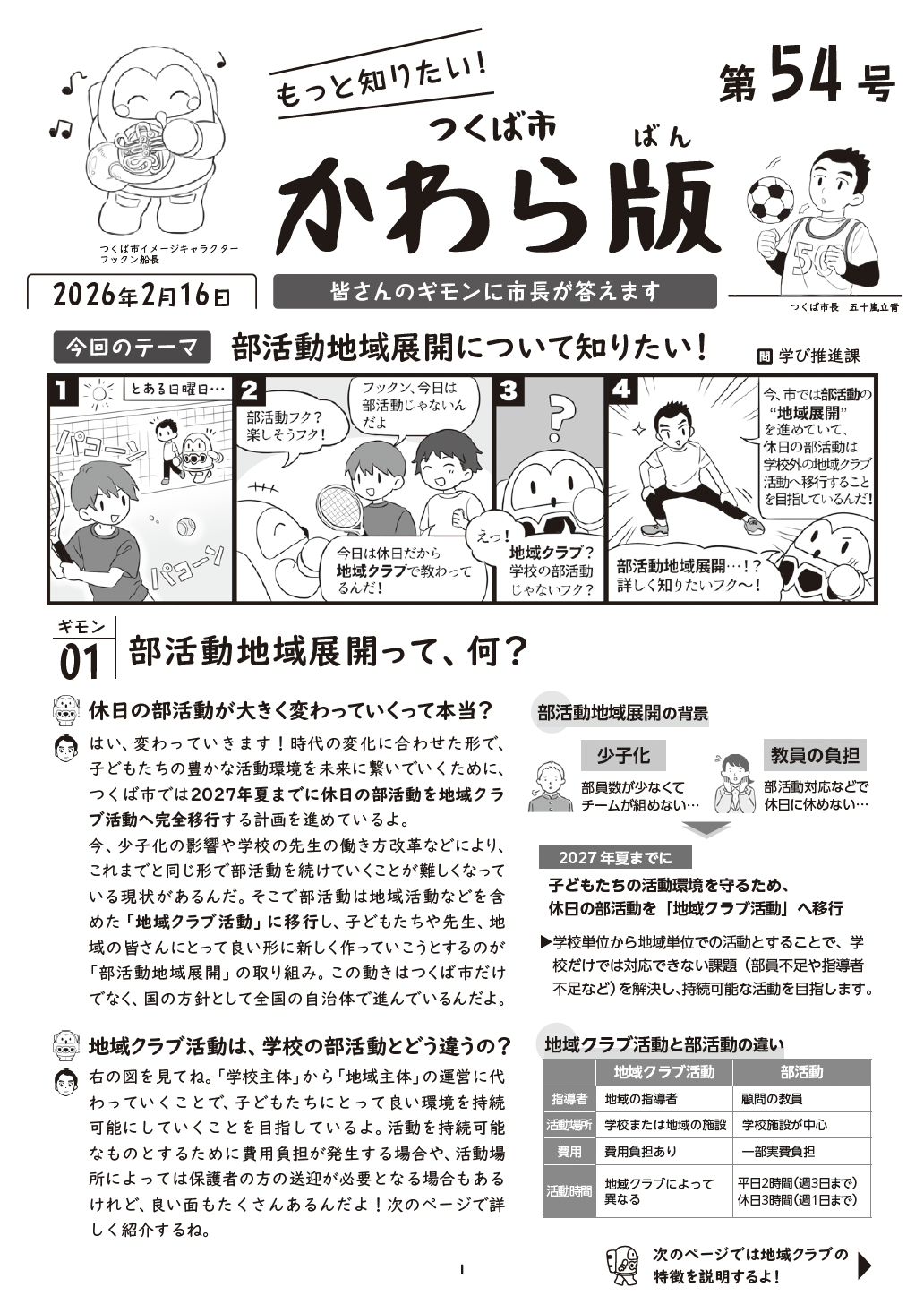 かわら版第54号表紙