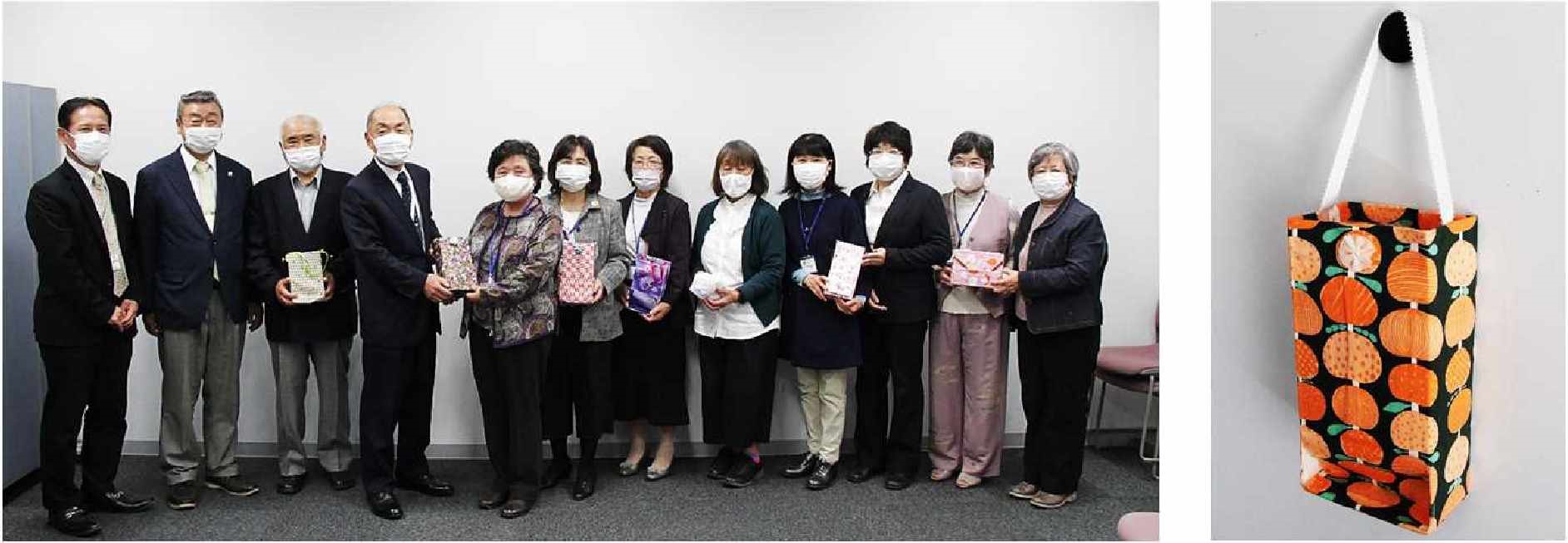 更女生理用品ケース贈呈