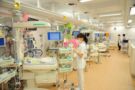 総合周産期母子医療センターの様子の写真