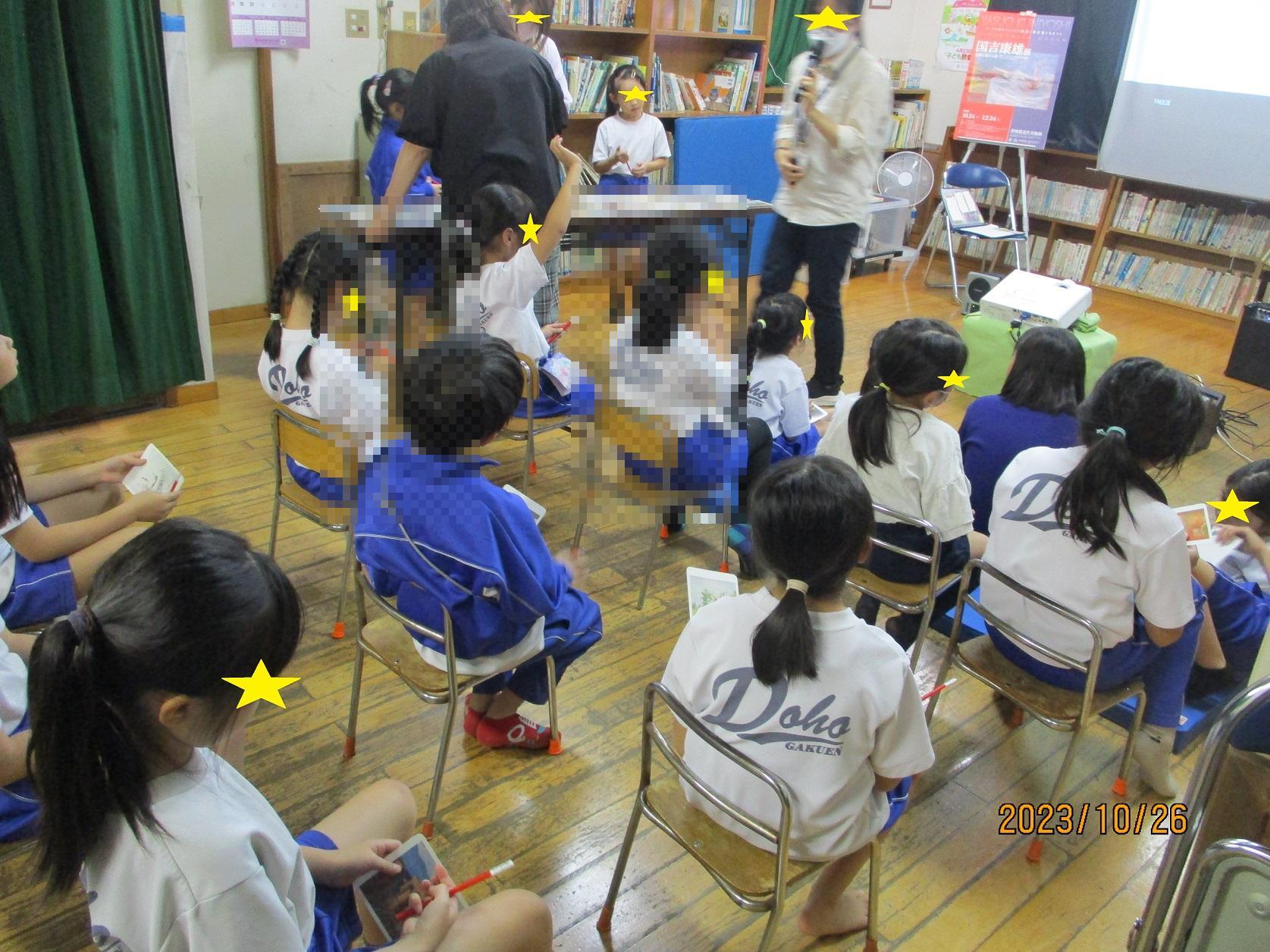 ハロー!ミュージアムに参加する子供たち