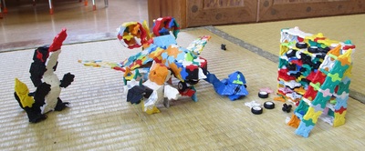 ラQのペンギンなどの作品の写真