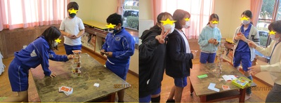 カードゲームで遊ぶ子どもたちの写真