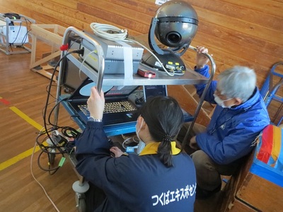 機械とパソコンの設置です