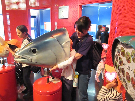 ネコやマグロの見え方を体験する