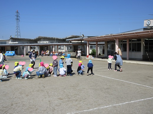 先生もリレー参戦しました。