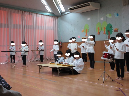 5歳児の合奏