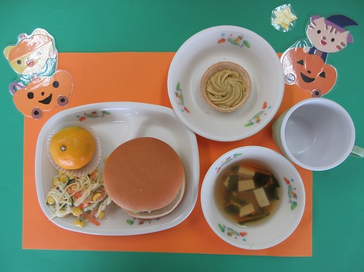 10月の誕生会メニュー