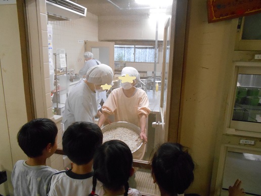 給食室の様子