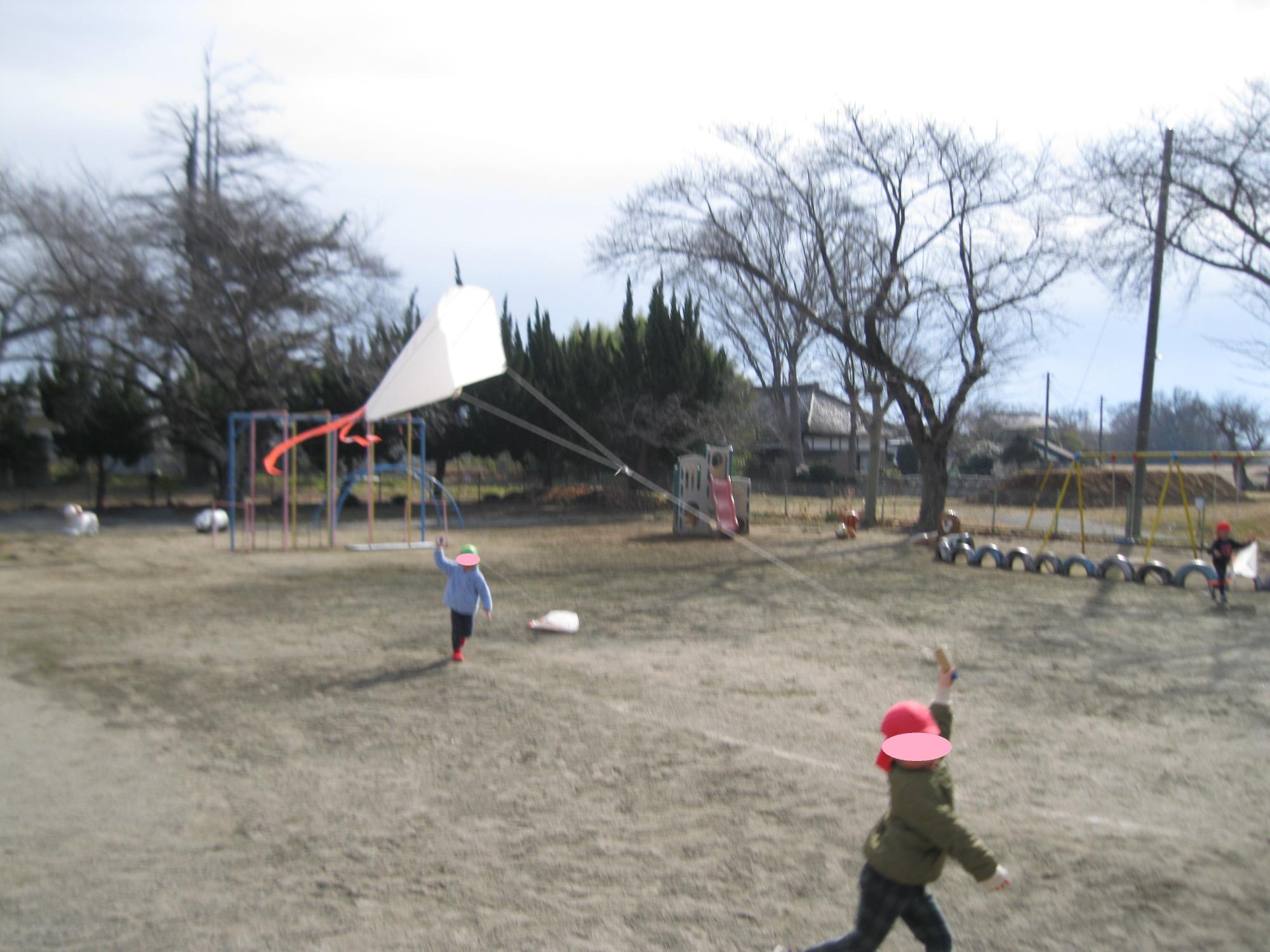 たこあげをしました。