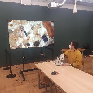 砂の観察会＆岩石鑑定