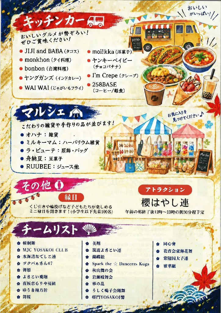 よさこいチラシ裏