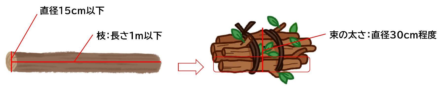 集積所への木の出し方