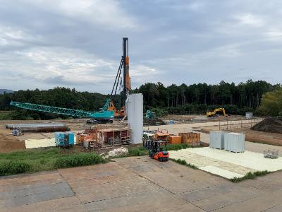 （仮称）中根・金田台地区小学校９月工事②