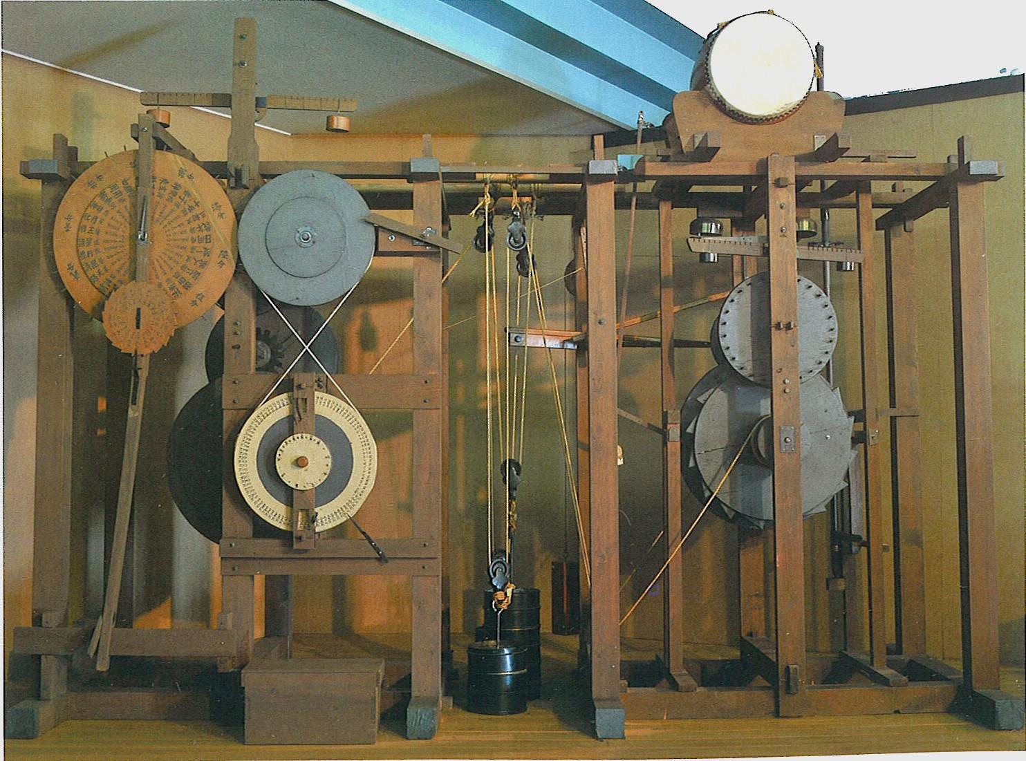 復元木製和時計