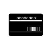 利用カードを作る（利用登録）ピクトグラム