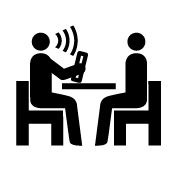 活字による読書が困難なかたピクトグラム