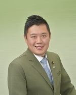 議席番号5ヒグチユウダイ議員の写真です。