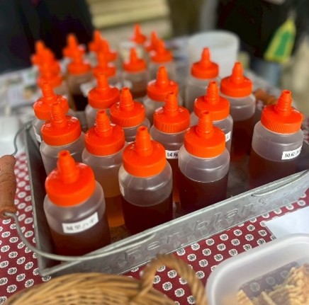 作ったはちみつ