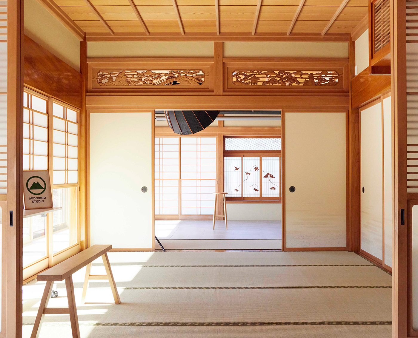 スタジオの和室の写真