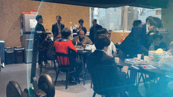 ペタウェイを楽しんでいる様子