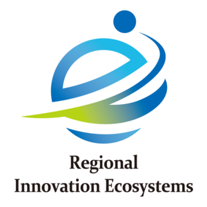 Regional Innovation Ecosysytems(文部科学省地域イノベーション・エコシステム形成プログラムロゴマーク)