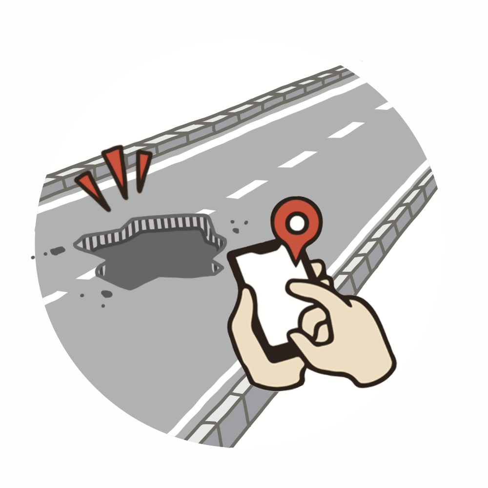 道路破損通報アイコン