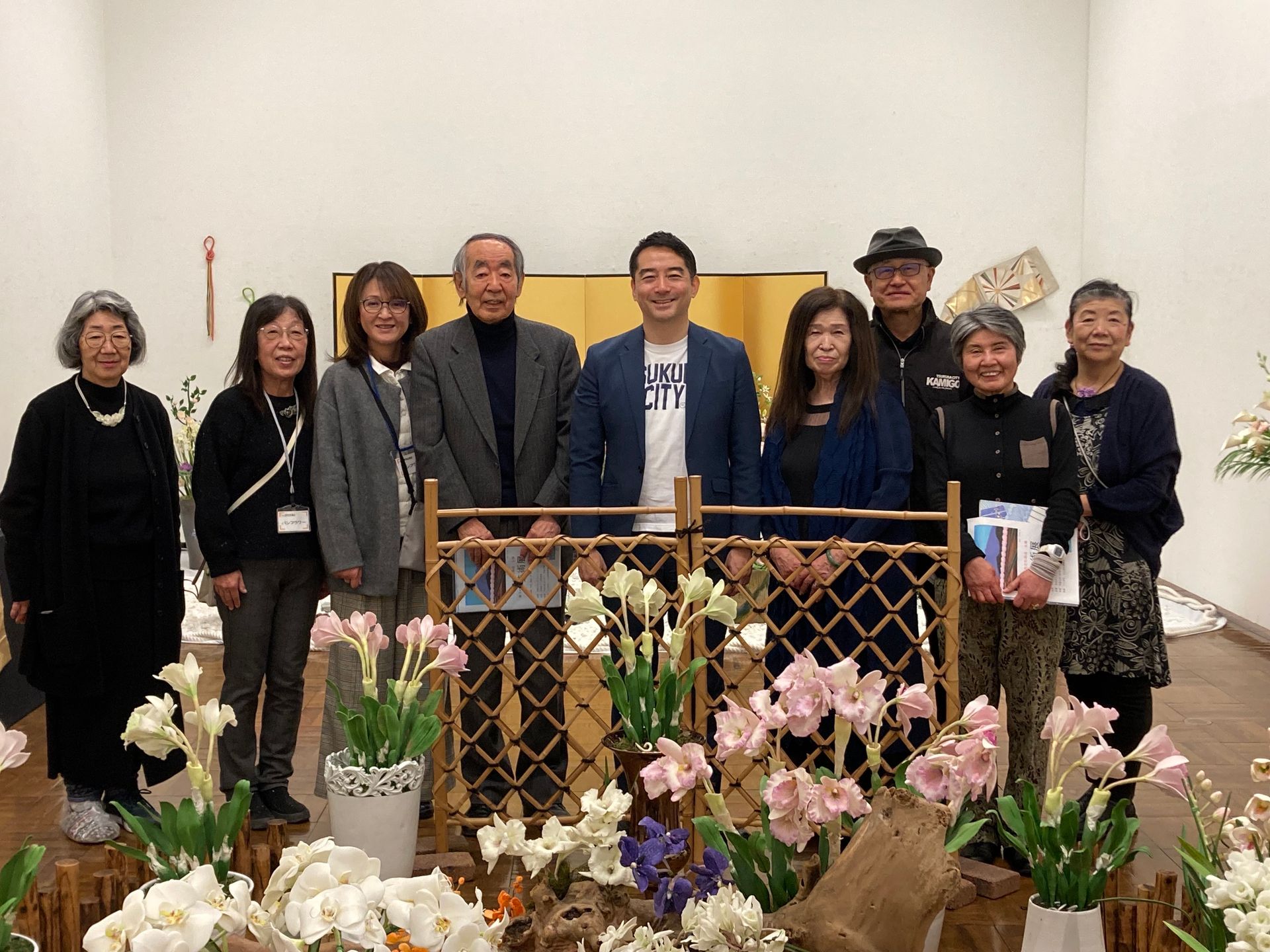 つくば市文化協会の皆さんとの記念写真