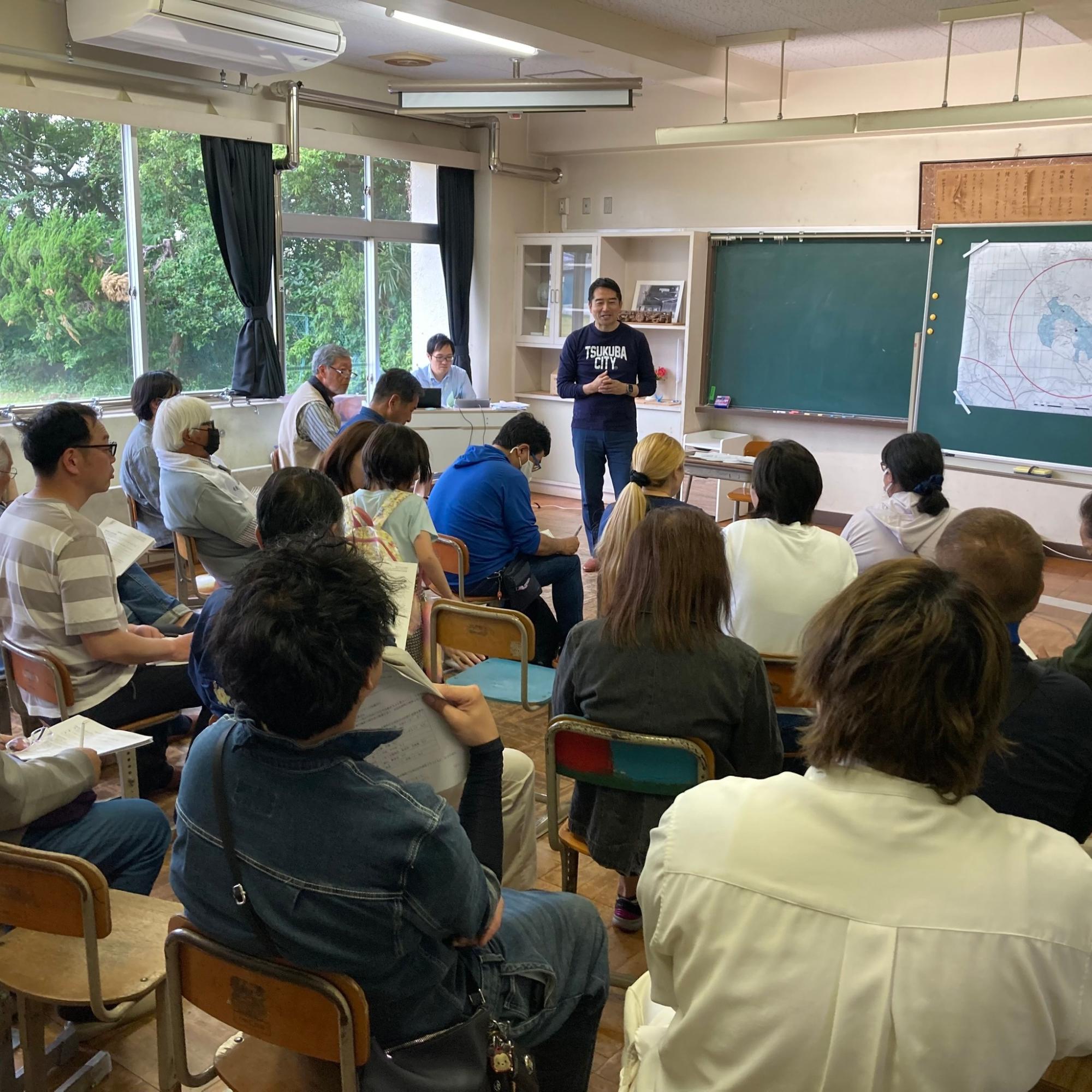 小田地区意見交換会の様子